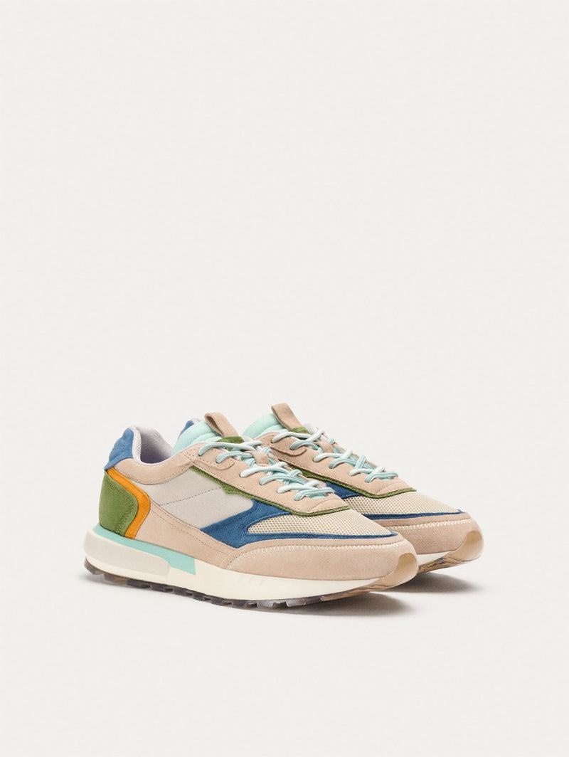 Hoff Tribe Kibo Sneakers Herren Khaki Blau Gelb | JVN6135DP