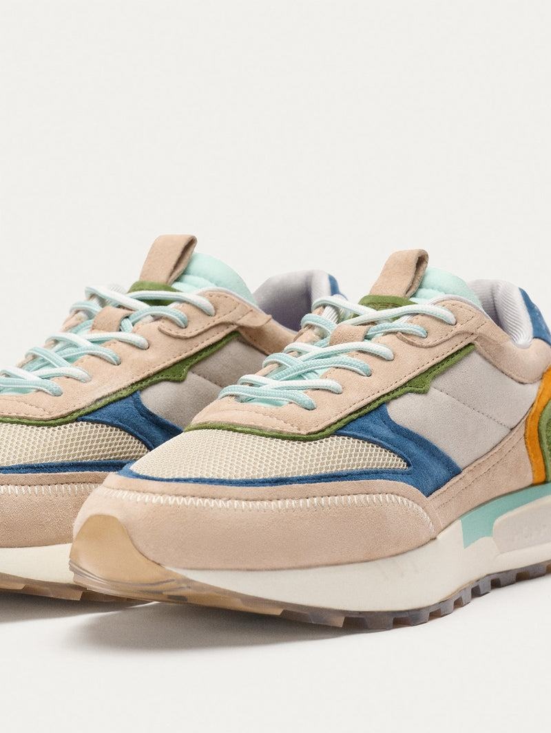Hoff Tribe Kibo Sneakers Herren Khaki Blau Gelb | JVN6135DP