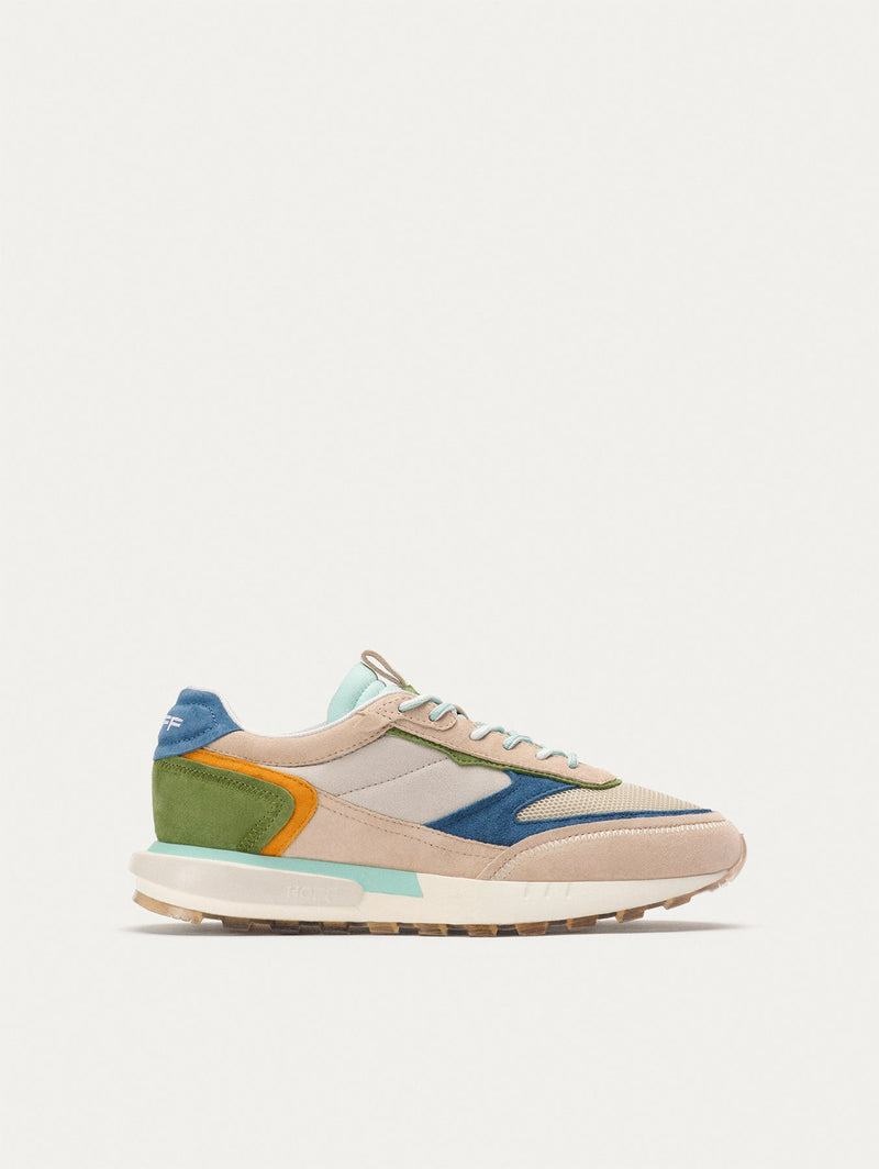 Hoff Tribe Kibo Sneakers Herren Khaki Blau Gelb | JVN6135DP